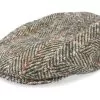 Kent Herringbone Green Flat Cap - Stetson