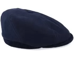 6-Panel Cap Soft Cotton/Cord Navy Flat Cap - Stetson -Fashion Hat Online 4063633071386 3