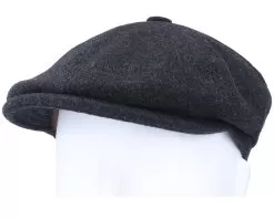 6-Panel Cap Wool/Cashmere Black Flat Cap - Stetson -Fashion Hat Online 4063633075360 5