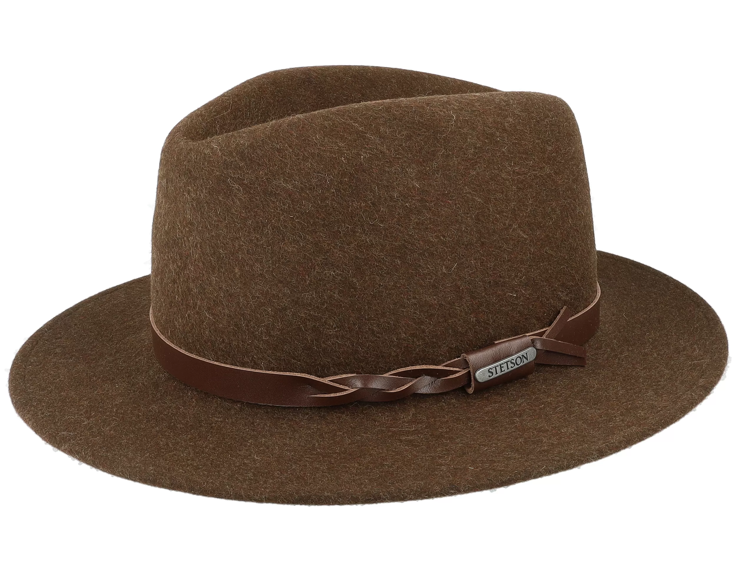 Woolfelt Mix Brown Traveller - Stetson 1 Woolfelt Mix Brown Traveller - Stetson