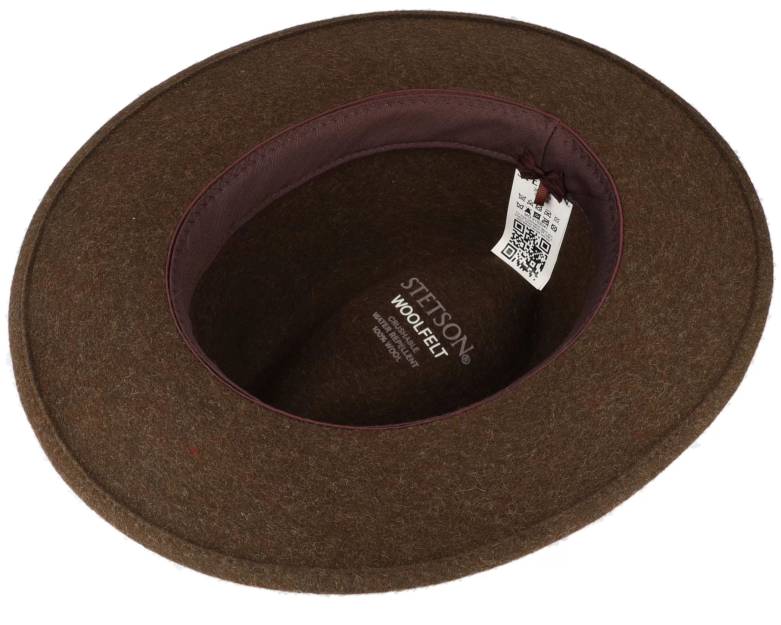 Woolfelt Mix Brown Traveller - Stetson 4 Woolfelt Mix Brown Traveller - Stetson - Image 4