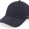 Baseball Cap Wool Herringbone Black Fitted - Stetson
