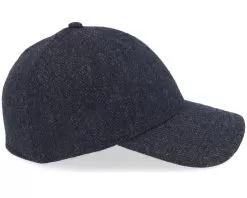 Baseball Cap Wool Herringbone Black Fitted - Stetson -Fashion Hat Online 4063633097355 4