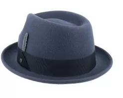 Player Woolfelt Dark Grey Fedora - Stetson -Fashion Hat Online 4063633098857 2