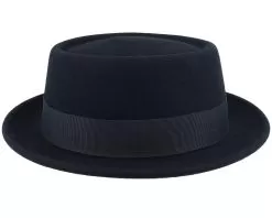 Woolfelt 1 Black Pork Pie - Stetson -Fashion Hat Online 4063633098871 3