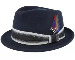 Woolfelt 1 Navy Trilby - Stetson
