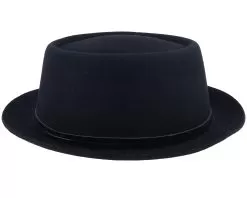 Woolfelt 2 Black Pork Pie - Stetson 6 Woolfelt 2 Black Pork Pie - Stetson -Fashion Hat Online 4063633103124 3