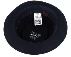 Woolfelt 2 Black Pork Pie - Stetson 7 Woolfelt 2 Black Pork Pie - Stetson -Fashion Hat Online 4063633103124 4