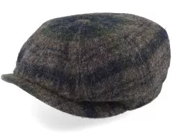 Hatteras Beeswax Grey/Navy/Green Flatcap - Stetson