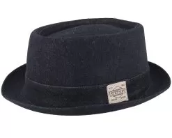 Denim Black Pork Pie - Stetson
