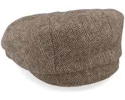 Hatteras Undyed Wool Sustainable Beige Flat Cap - Stetson -Fashion Hat Online 4063633111921 3