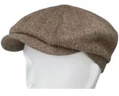 Hatteras Undyed Wool Sustainable Beige Flat Cap - Stetson -Fashion Hat Online 4063633111921 5