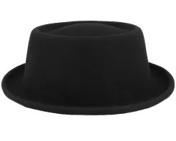 Woolfelt Black Pork Pie - Stetson -Fashion Hat Online 4063633116568 3
