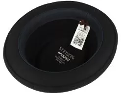 Woolfelt Black Pork Pie - Stetson -Fashion Hat Online 4063633116568 4