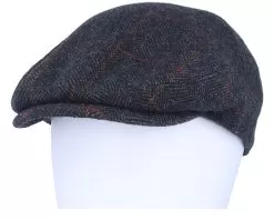 Driver Cap Wool Grey Herringbone Flat Cap - Stetson -Fashion Hat Online 4063633118050 5