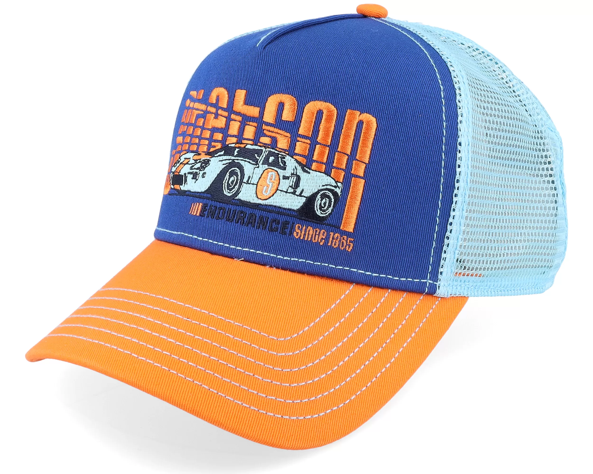 Endurance Blue/Orange Trucker - Stetson 1 Endurance Blue/Orange Trucker - Stetson