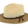 Traveller Toyo Beige/Brown Straw Hat - Stetson
