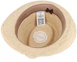 Trilby Raffia Beige Straw Hat - Stetson -Fashion Hat Online 4063633121944 4
