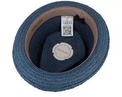 Diamond Raffia Blue Straw Hat - Stetson 7 Diamond Raffia Blue Straw Hat - Stetson -Fashion Hat Online 4063633121982 4