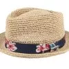Diamond Raffia Crochet Beige Straw Hat - Stetson