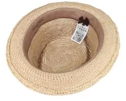 Diamond Raffia Crochet Beige Straw Hat - Stetson 7 Diamond Raffia Crochet Beige Straw Hat - Stetson -Fashion Hat Online 4063633122385 4