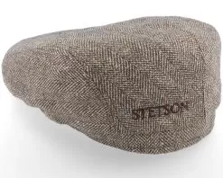 Driver Cap Silk Brown Flat Cap - Stetson -Fashion Hat Online 4063633123214 3