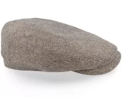 Driver Cap Silk Brown Flat Cap - Stetson -Fashion Hat Online 4063633123214 4