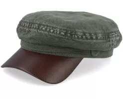 Peabody Cotton/Linen Olive Vega Cap - Stetson