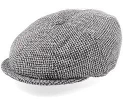 Hatteras Cotton Jersey Blue/White Flat Cap - Stetson