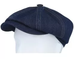 Hatteras Sustainable Denim Blue Flat Cap - Stetson -Fashion Hat Online 4063633132872 5