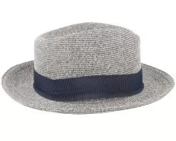 Toyo Grey/Blue Fedora - Stetson -Fashion Hat Online 4063633136986 3