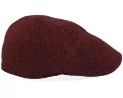Texas Wool Herringbone Red Flat Cap - Stetson -Fashion Hat Online 4063633145087 3