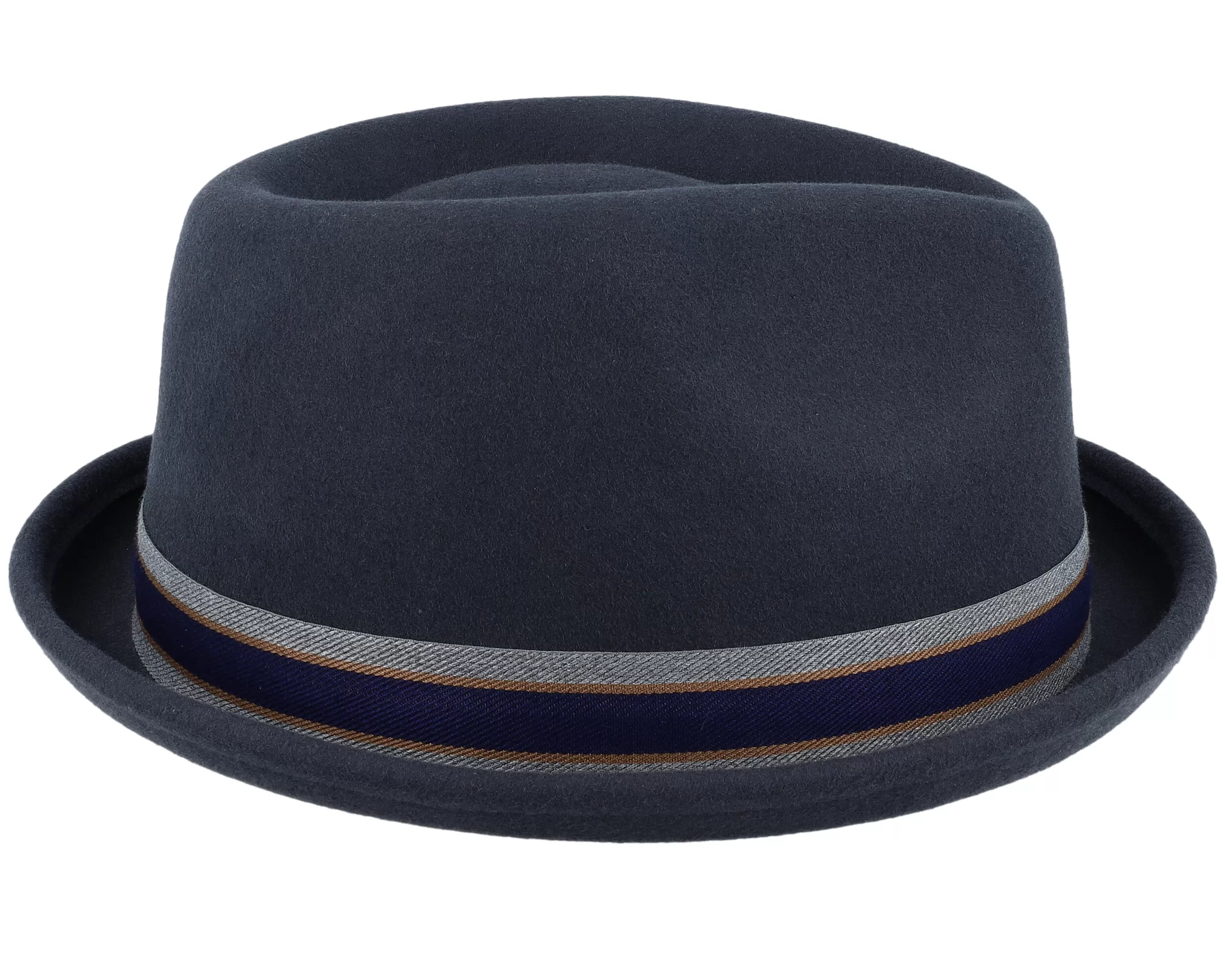 Player Woolfelt Charcoal Fedora - Stetson 3 Player Woolfelt Charcoal Fedora - Stetson - Image 3