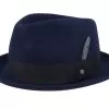 Player Woolfelt Navy Fedora - Stetson