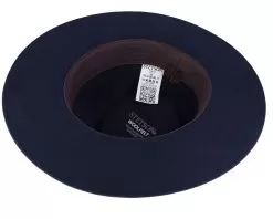 Woolfelt Navy Fedora - Stetson 7 Woolfelt Navy Fedora - Stetson -Fashion Hat Online 4063633149009 4