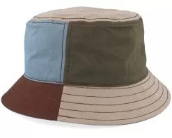 Bucket Waxed Cotton Color Block Multi Bucket - Stetson -Fashion Hat Online 4063633149672 4