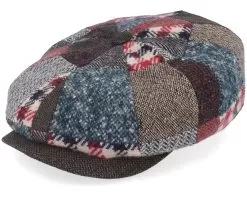 Hatteras Patchwork Multi Flat Cap - Stetson