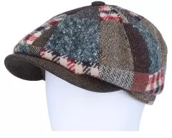 Hatteras Patchwork Multi Flat Cap - Stetson 9 Hatteras Patchwork Multi Flat Cap - Stetson -Fashion Hat Online 4063633155314 5