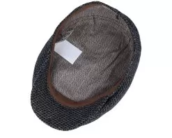 Ivy Cap Wool Black/Charcoal Flat Cap - Stetson -Fashion Hat Online 4063633155604 5