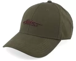 Baseball Cap Waxed Cotton Dark Green Adjustable - Stetson