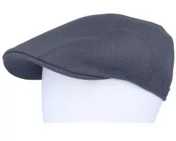 Ivy Cap Wool Twill Charcoal Flat Cap - Stetson -Fashion Hat Online 4063633158834 5