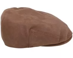 Kent Calf Leather Brown Flat Cap - Stetson 7 Kent Calf Leather Brown Flat Cap - Stetson -Fashion Hat Online 4063633159053 3