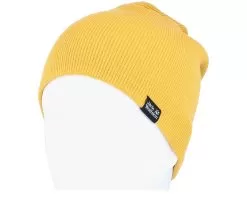 Rib Hat Amber Gold Long Beanie - Jack Wolfskin -Fashion Hat Online 4064993572766 3