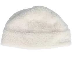 High Curl W Cotton White Beanie - Jack Wolfskin
