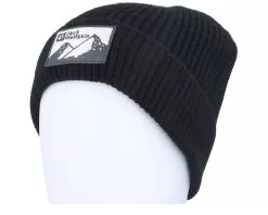 Edo Badge Beanie Black Cuff - Jack Wolfskin -Fashion Hat Online 4064993861730 3