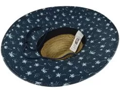 Straw Sunbucket P Bright White/Navy Blazer Straw Hat - Puma -Fashion Hat Online 4065449872874 4