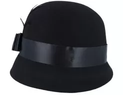 Womens Black Chloe Cloche - Sur La Tête