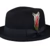 Crushable Blues Black Trilby - Jaxon & James