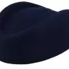 Womens Navy Blue Stewardess Pillbox Hat - Sur La Tête