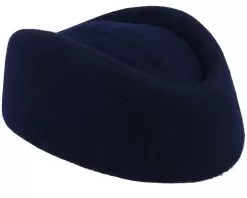 Womens Navy Blue Stewardess Pillbox Hat - Sur La Tête 7 Womens Navy Blue Stewardess Pillbox Hat - Sur La Tête -Fashion Hat Online 5055303729696 3